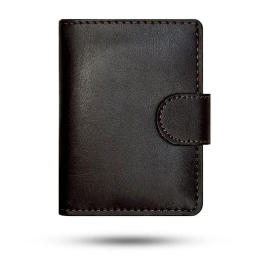 Premium Bifold Button Lock Wallet