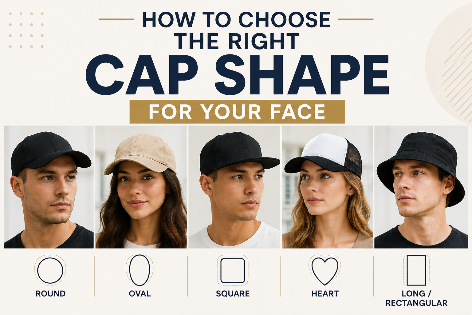 How to Choose the Right Cap Shape for Your Face