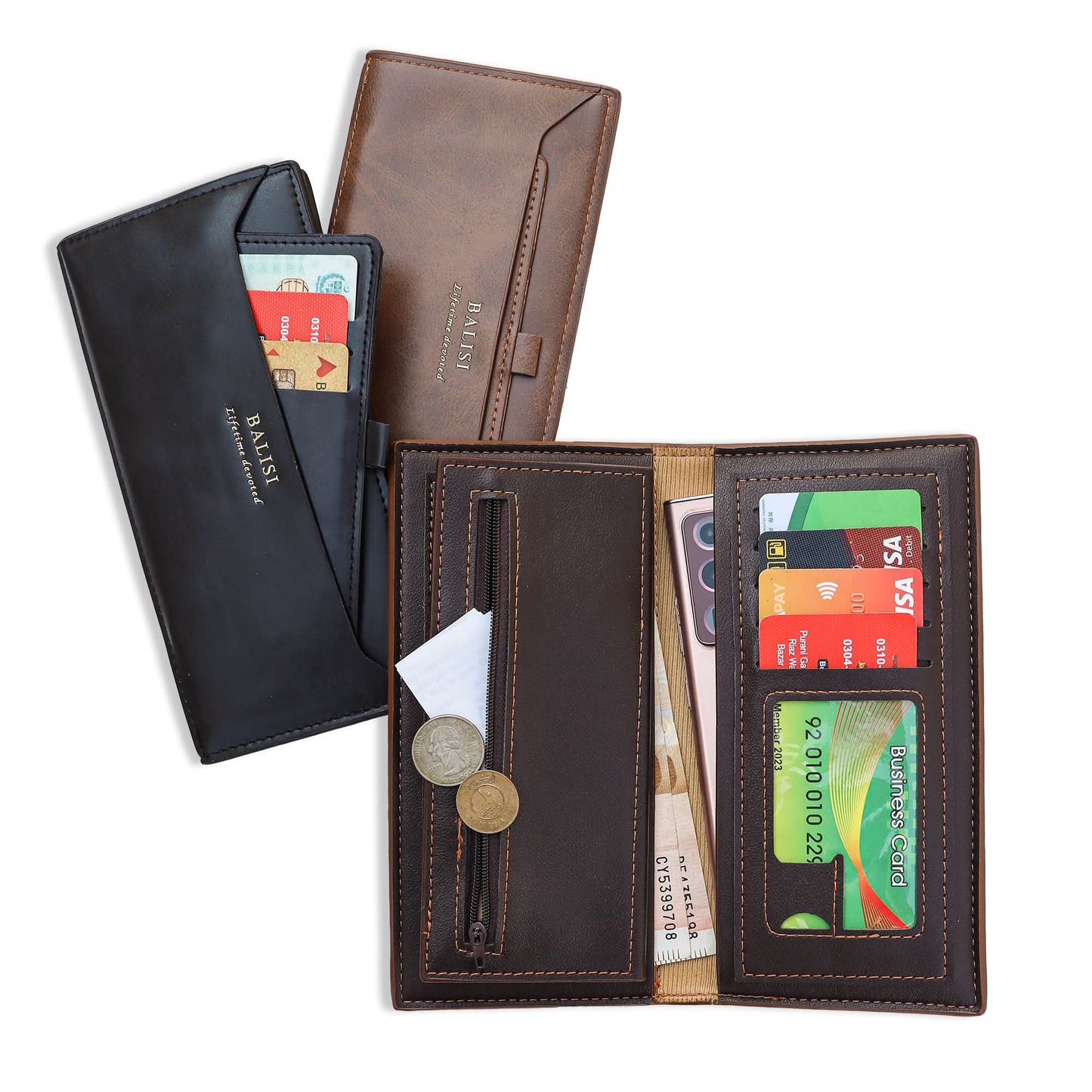 BALISI Monarch Long Pouch Wallet